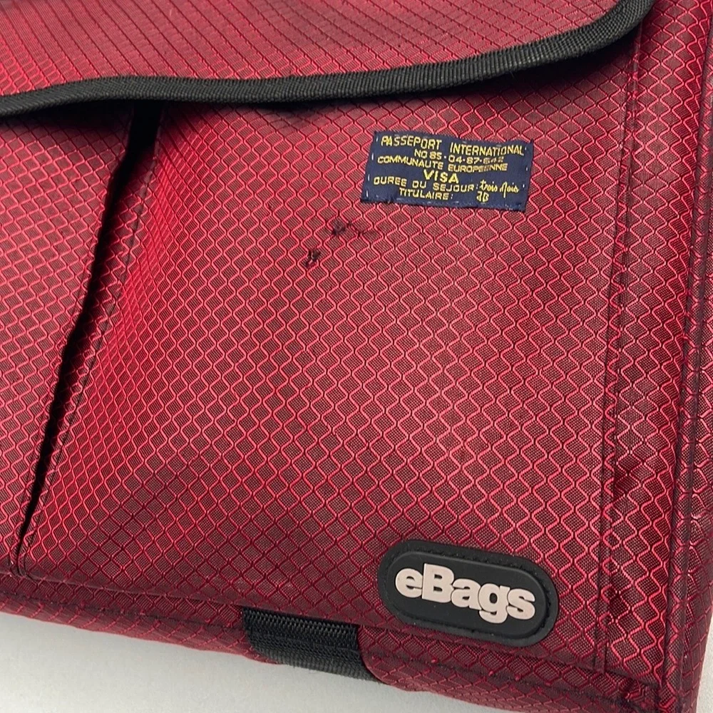 Ebags Maroon Laptop Crossbody Bag